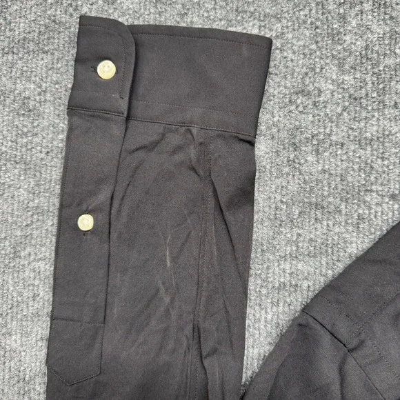 Ralph Lauren Shirt Mens Size Classic M Black Stretch Pony Button Up Performance